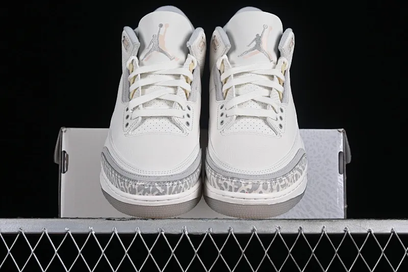 All categories Air Jordan Jordan series basketball shoes Air Jordan 3 foreign trade version Air Jordan 3 "Craft Ivory" AJ3 Joe 3 ivory white full head layer FJ9479-100